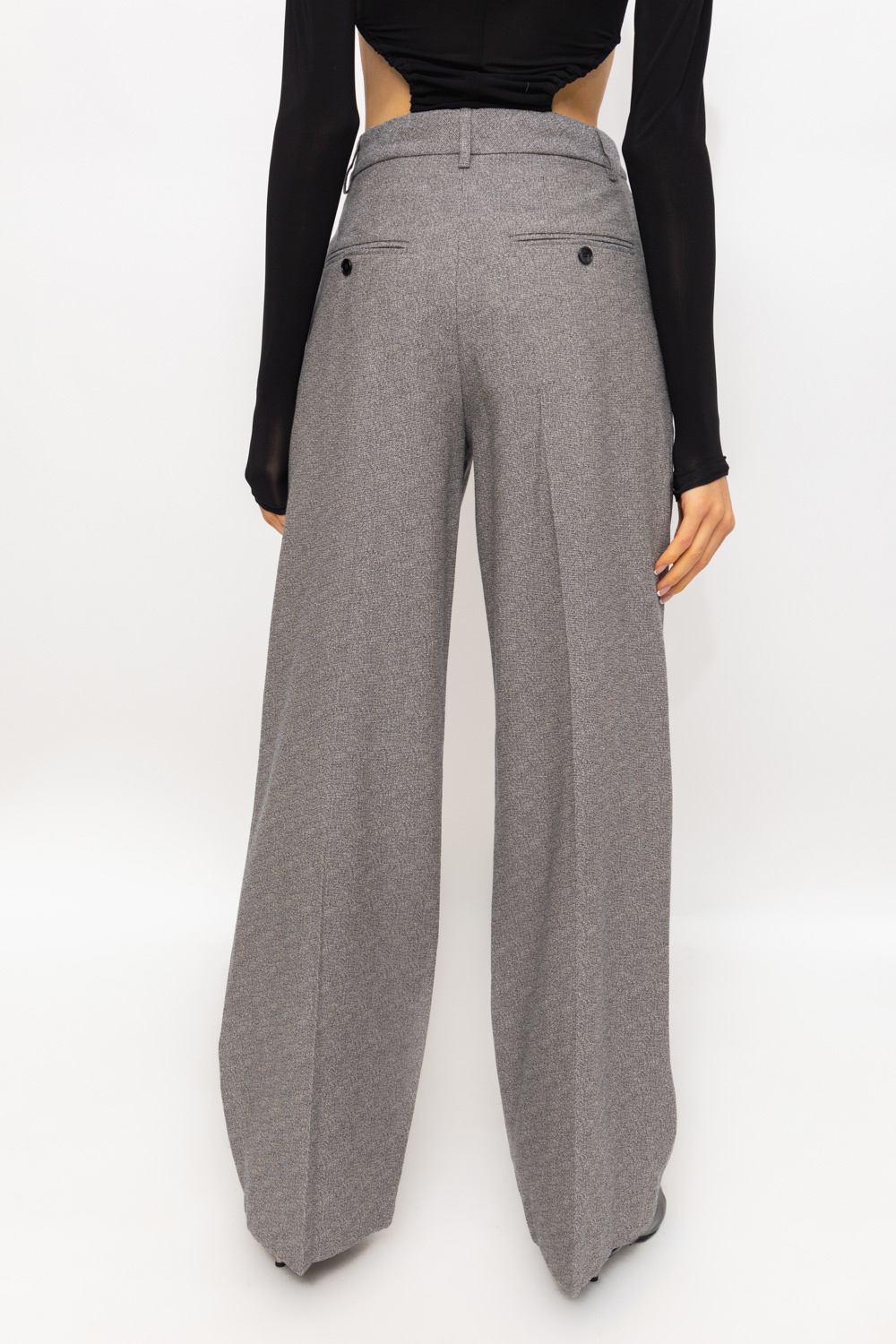 Isabel Marant スラックス ISABEL MARANT Badeloisa cropped zebra-print leather tapered